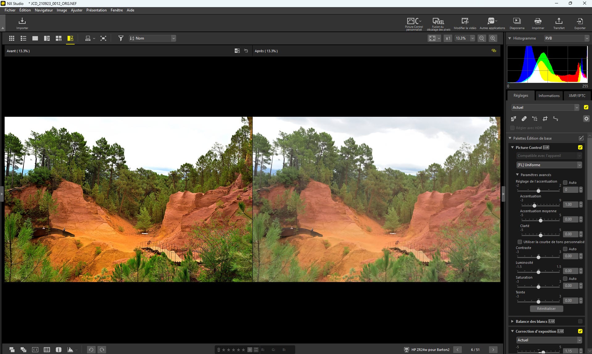 Comment utiliser les Picture Control Nikon (avant-après)
