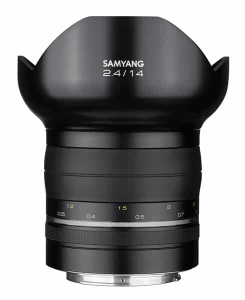 Samyang 14mm f/2.4, mise au point manuelle et monture Nikon