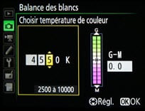 Comment régler la balance des blancs Nikon