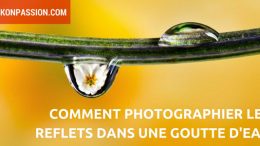 Comment photographier les reflets dans une goutte d'eau