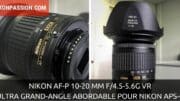 Nikon AF-P 10-20 mm f/4.5-5.6G VR : l'ultra grand-angle abordable pour reflex Nikon APS-C DX