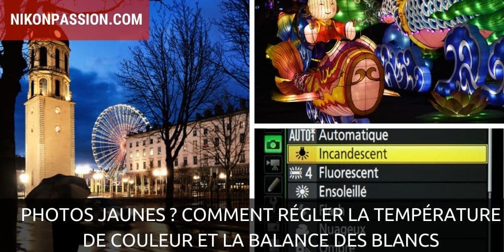 Photos jaunes ? Comment régler la température de couleur et la balance des blancs