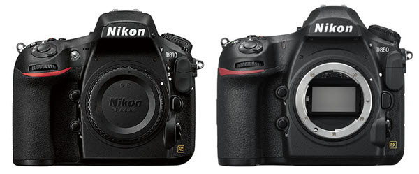 Comparaison Nikon D810 - D850