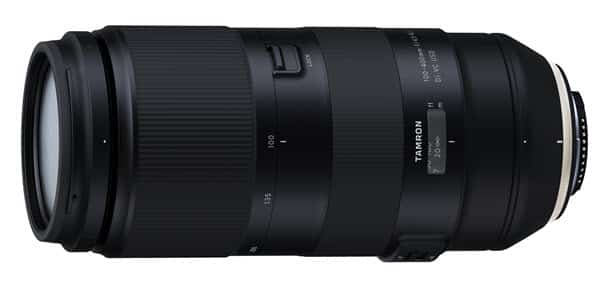 Tamron 100-400 mm f/4,5-6,3 Di VC USD pour Nikon et Canon