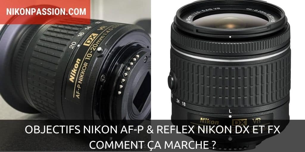 Compatibilité des objectifs Nikon AF-P avec les reflex Nikon DX et FX