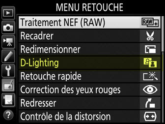 Comment utiliser le D-Lighting actif sur un reflex Nikon ?