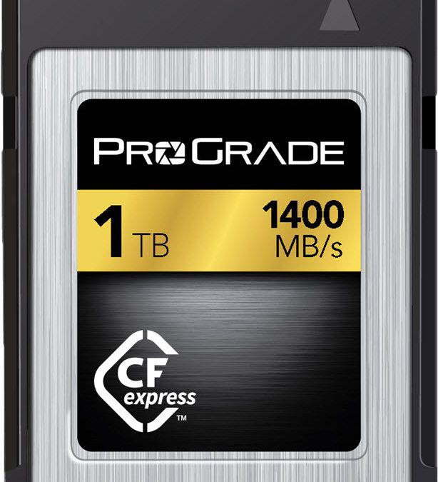 ProGrade Digital annonce les cartes CFexpress de 1To, remplacement des cartes XQD possible