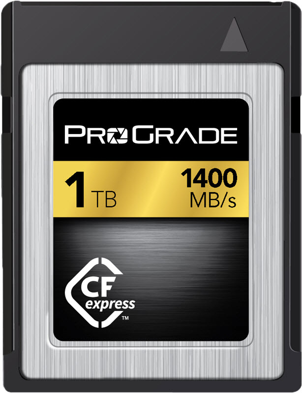 ProGrade Digital annonce les cartes CFexpress de 1To, remplacement des cartes XQD possible