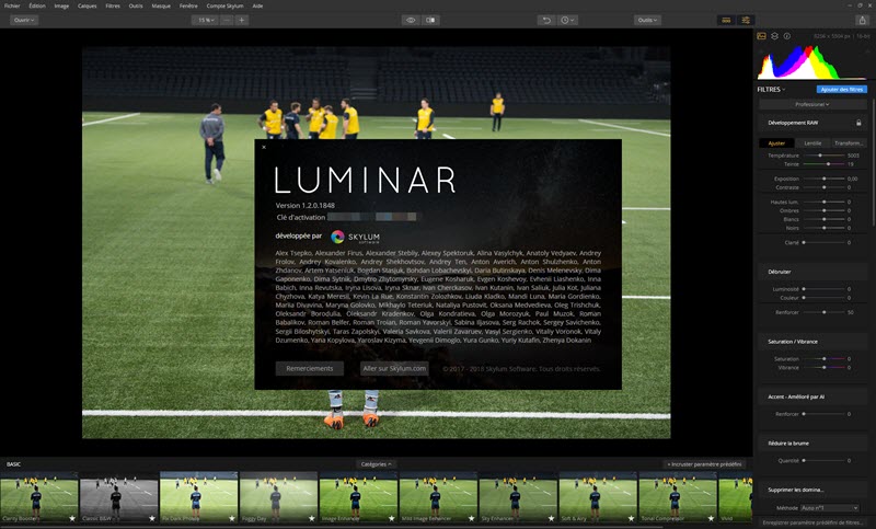 Luminar 2018 mise à jour 1.2 Jupiter : plus rapide et plus performant sur Mac et Windows