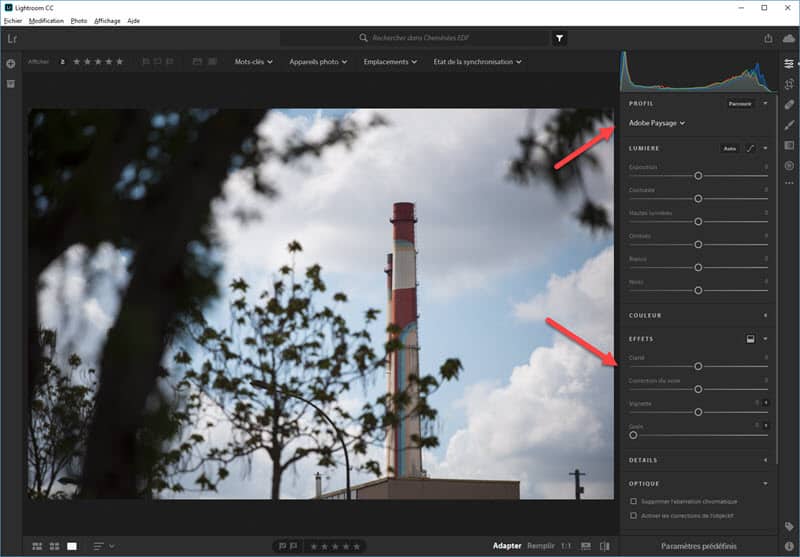 Mises à jour Lightroom Classic CC 7.3