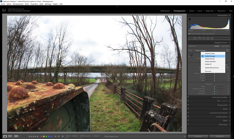 Mises à jour Lightroom Classic CC 7.3