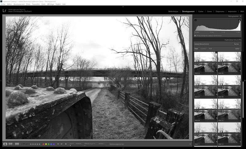 Mises à jour Lightroom Classic CC 7.3