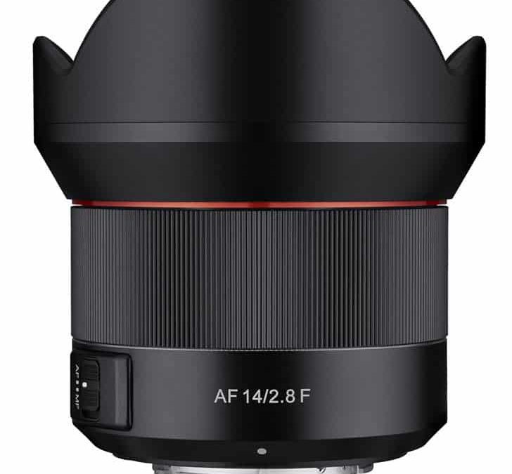Samyang AF 14mm F2.8 F, le premier Samyang autofocus pour reflex Nikon