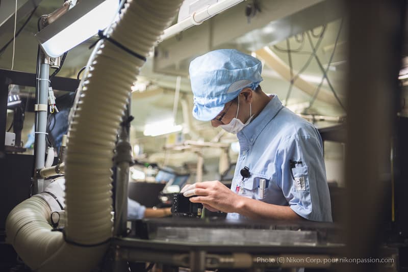 Visite de l'usine Nikon Sendai au Japon, les photos