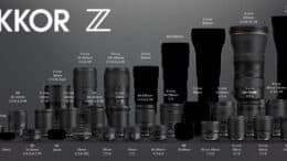 Liste des objectifs Nikon NIKKOR Z pour hybrides