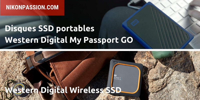 Western Digital My Passport Go et My Passport Wireless SSD