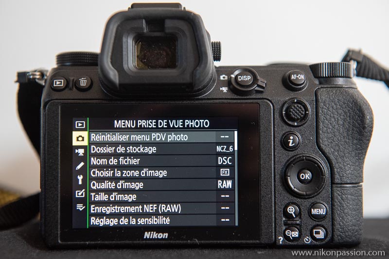 Comment régler un hybride Nikon : menu Prise de vue Photo
