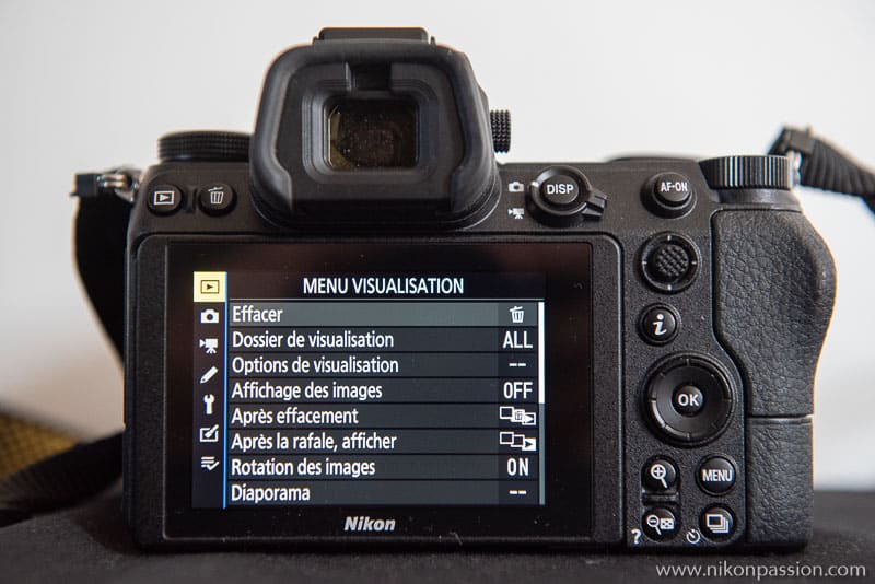 Comment régler un hybride Nikon : menu Visualisation