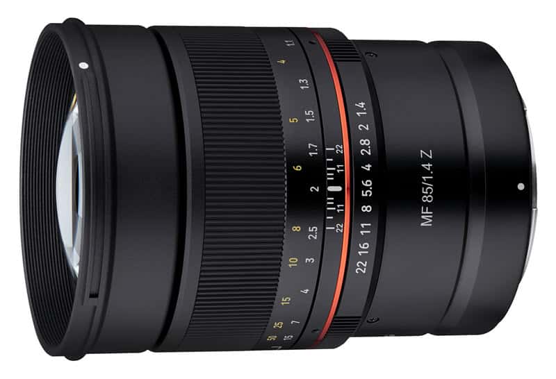 Samyang MF 85 mm f/1.4 pour Nikon Z