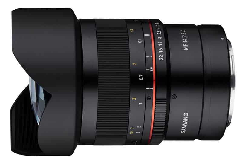 Samyang MF 14 mm f/2.8 Z pour Nikon