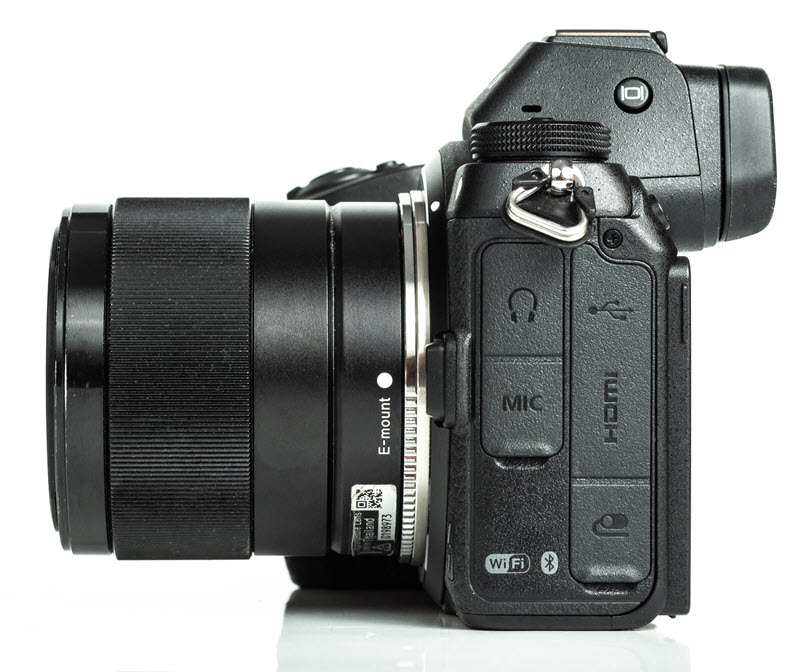 Objectif Sony E sur hybride Nikon Z : bague Techart TZE-01