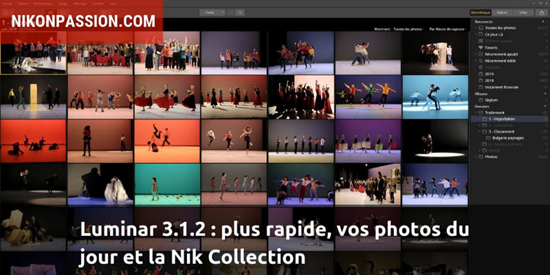 Luminar 3.1.2 : plus rapide, vos photos du jour et la Nik Collection sur Mac