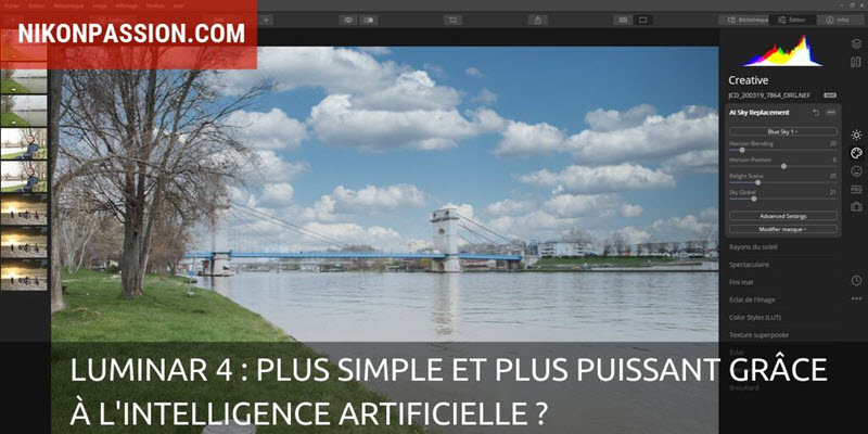 Luminar 4 : faciliter le post-traitement, intégrer la retouche photo et étendre les possibilités créatives 