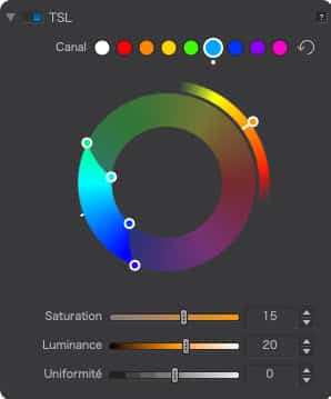 DxO PhotoLab 3 Color Wheel