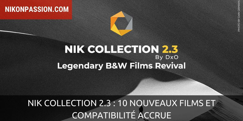 Mise à jour Nik Collection 2.3