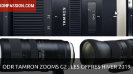 ODR Tamron : tous les objectifs zooms Tamron G2 à 999 euros