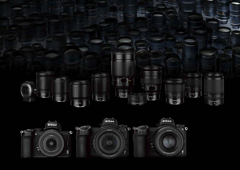 Tous les objectifs Nikon NIKKOR compatibles avec les hybrides Nikon Z