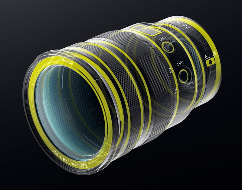Protection - tropicalisation de l'objectif Nikon NIKKOR Z 24-70 mm f/2.8 S