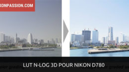 LUT N-Log 3D Nikon D780 : table de correspondance pour N-Log gamma