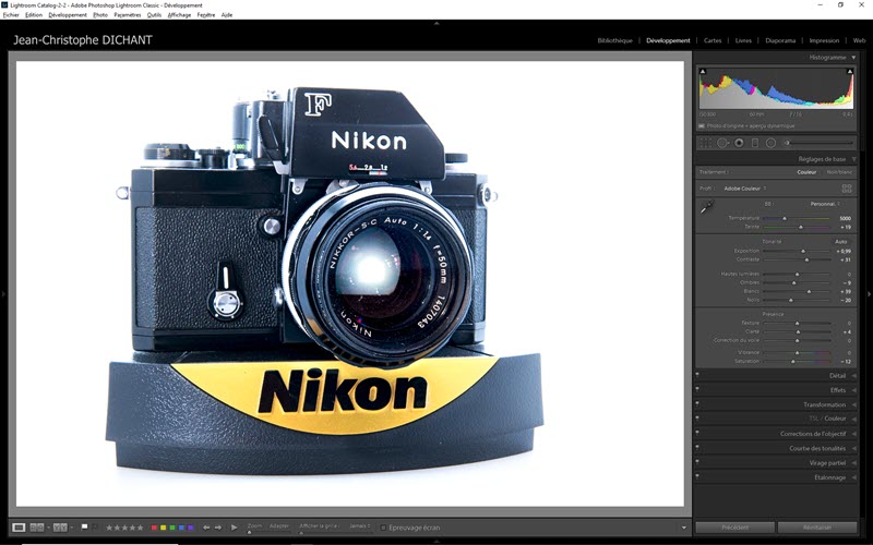 Photographier les objets : post-traitement dans Lightroom