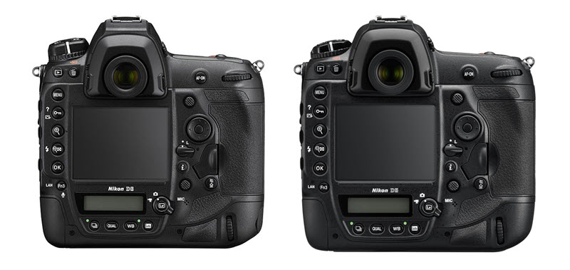 Comparatif Nikon D6 vs D5