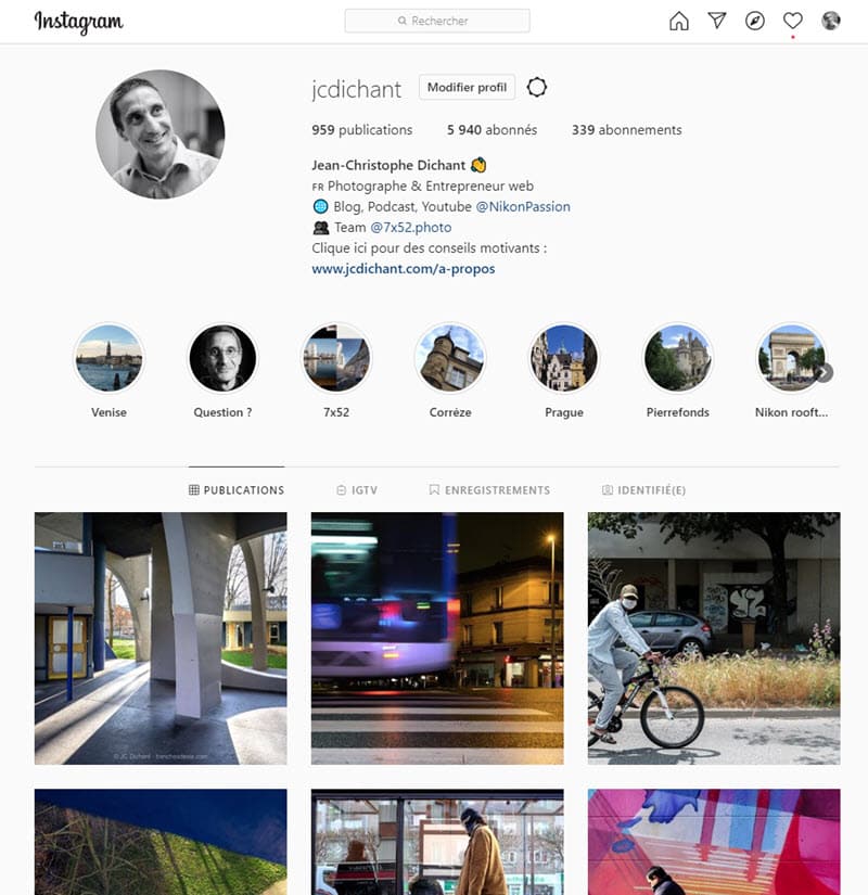 Instagram Jean-Christophe Dichant