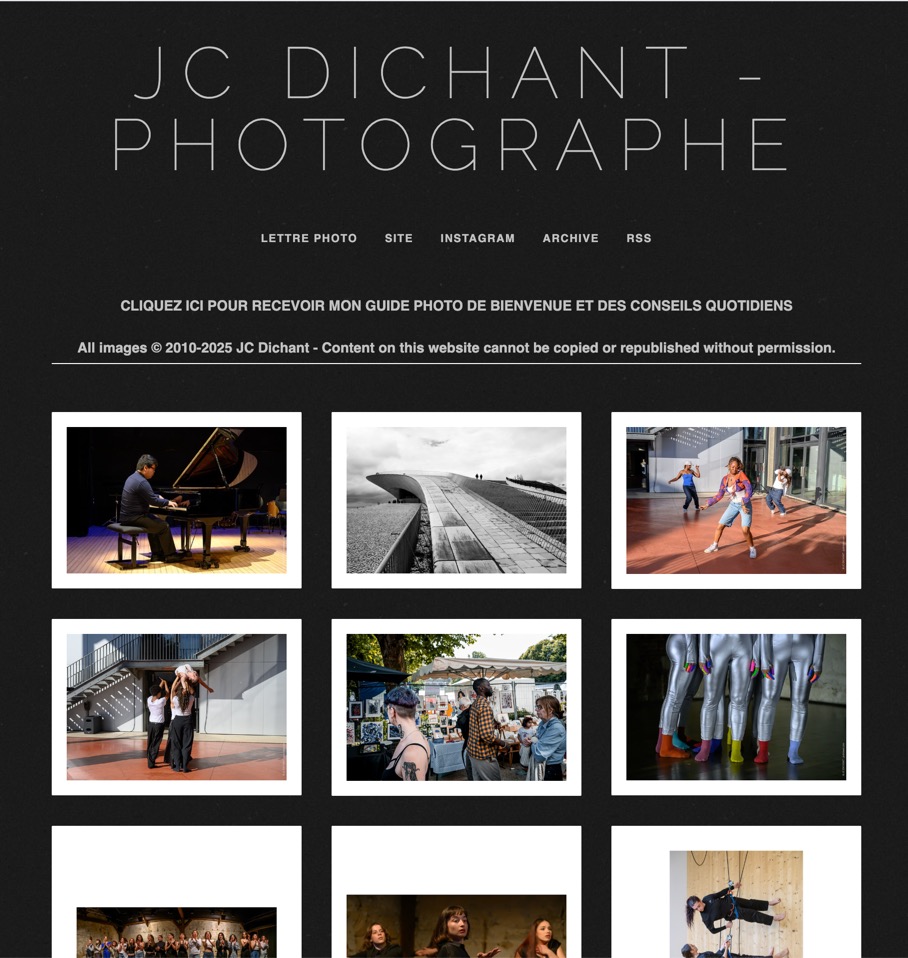 Le Tumblr de Jean-Christophe DICHANT photographe pour l'article "Comment publier ses photos sur le web : le guide complet pour faire les bons choix – 1/8"