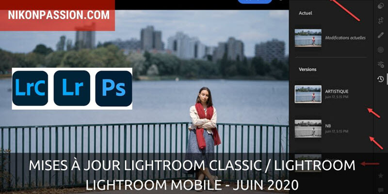Mises à jour Lightroom Classic / Lightroom - juin 2020