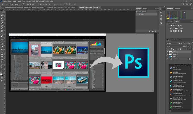 Intégration Photoshop Lightroom Classic
