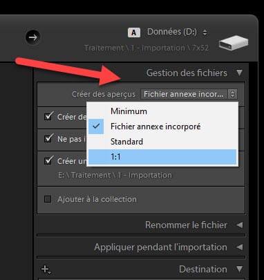 Les aperçus Lightroom du module Bibliothèque