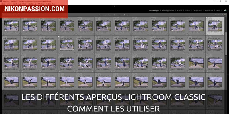 Les différents aperçus Lightroom Classic et comment accélérer Lightroom