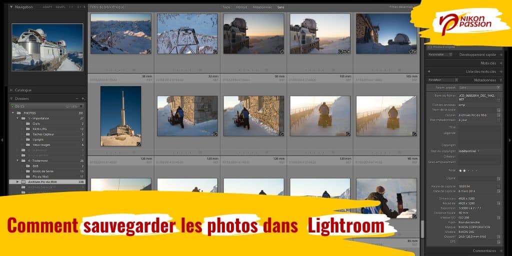 Comment sauvegarder les photos dans Lightroom Classic