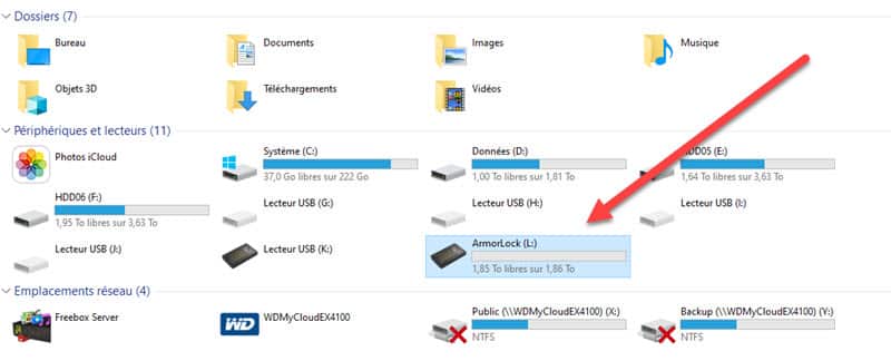 ArmorLock SSD NVMe chiffré