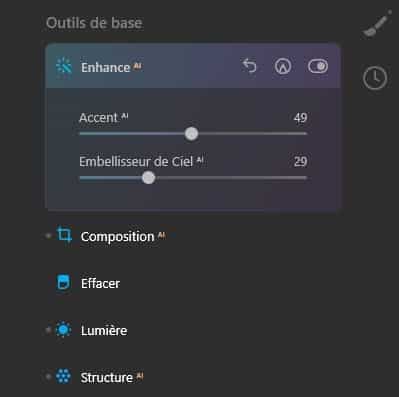 Mise à jour Luminar AI 1.0.1