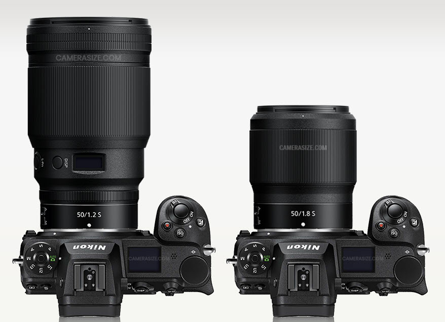 Comparaison Nikon NIKKOR Z 50 mm f/1.2 S vs. NIKKOR Z 50 mm f/1.8 S