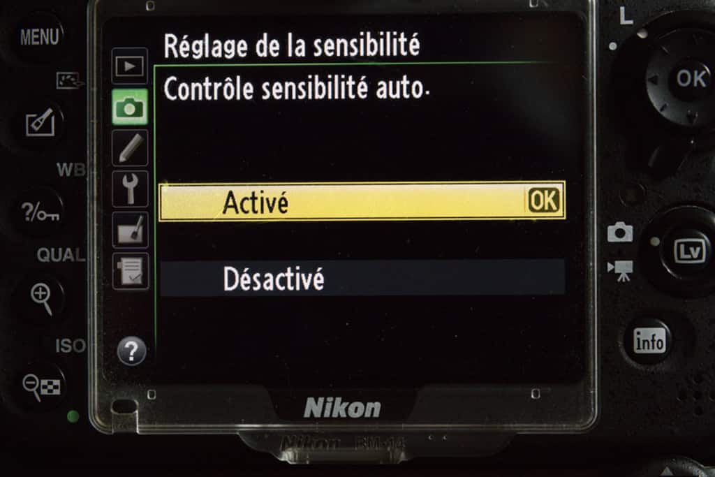 Comment régler l'ISO-Auto sur un reflex ou hybride Nikon