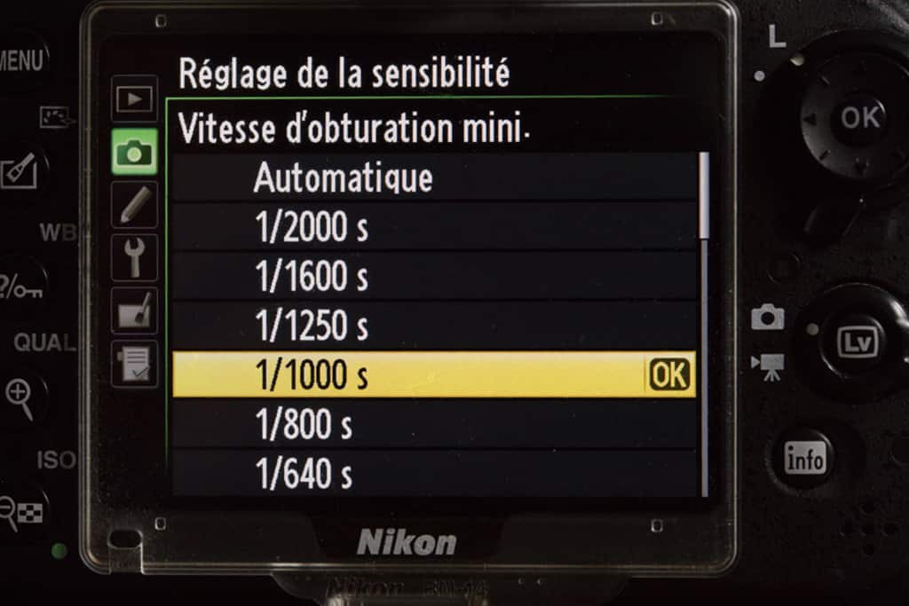 Comment régler l'ISO-Auto sur un reflex ou hybride Nikon