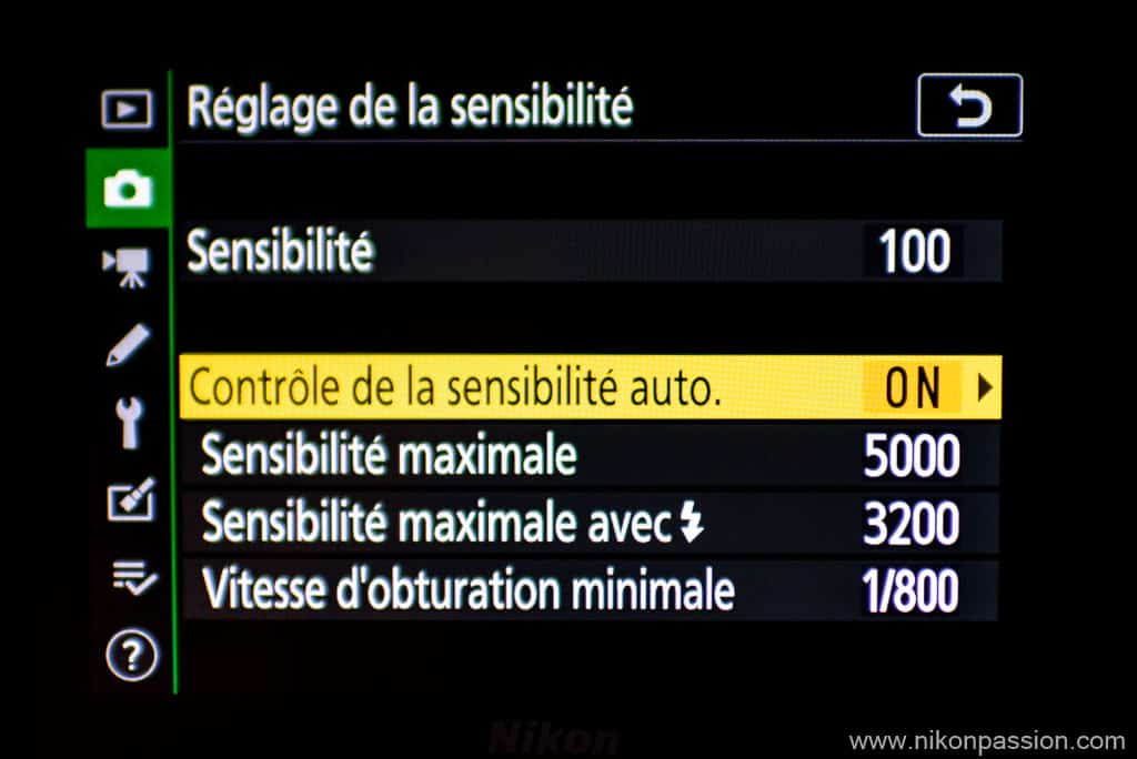 Comment régler l'ISO-Auto sur un reflex ou hybride Nikon