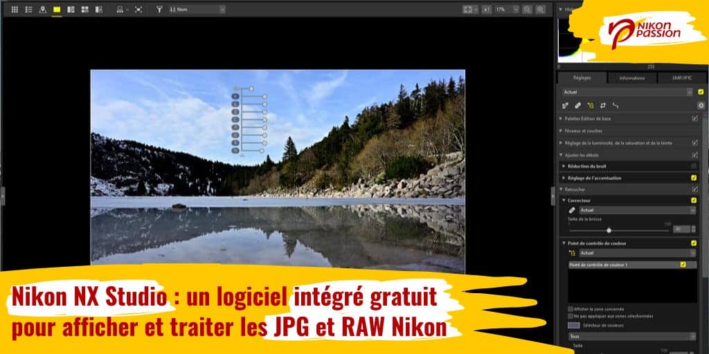 Nikon NX Studio : un logiciel intégré gratuit pour afficher et traiter les JPG et RAW Nikon
