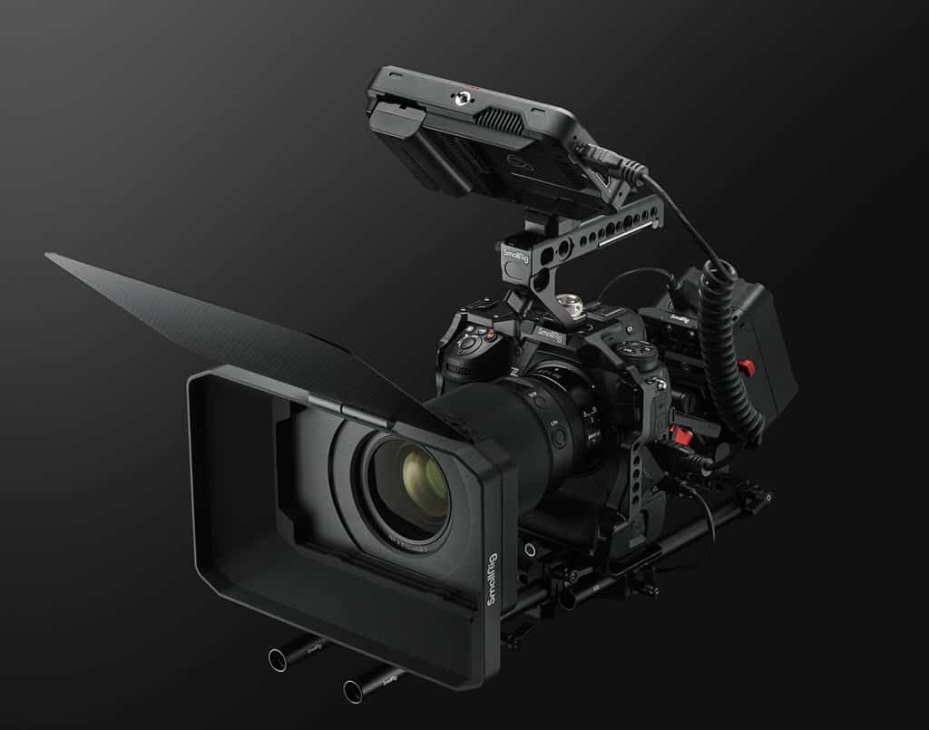 Nikon Z 9 en configuration de tournage vidéo cinéma